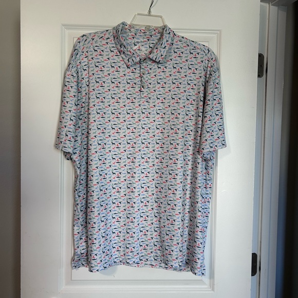 BURLEBO Other - BURLEBO Multicolor Patterned Polo Shirt